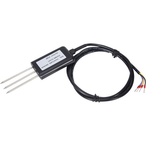 Crezuo 0-10V 2-in-1 Bodenfeuchtesensor, Feuchtigkeitssender-Crezuo