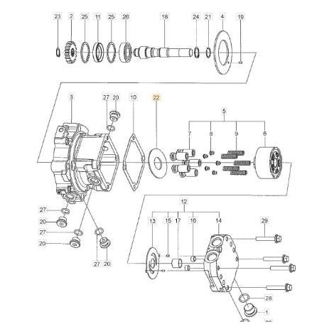 PIASTRA SPINTA ORIGINALE STIGA - 1139-1616-01
