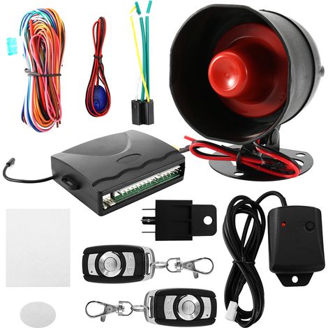Système d'alarme universel 12V pour voiture, bouton poussoir Start Stop, antivol moteur, protection sécurité (1/5)