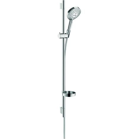Hansgrohe Raindance Select S - Conjunto de ducha 120 3jet con barra de ducha 90 cm, cromo 27667000 (1/2)