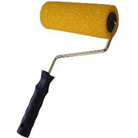 Rouleau à peinture éponge, manchon de peinture, outils de décoration pour bricolage à domicile - Jaune (1/4)