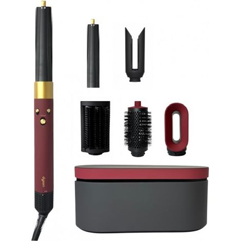 Dyson Airwrap Co-anda2x Straight + Wavy Multihaarstyler Samtrot / Gold"-"183847219
