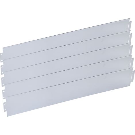Wiltec – Bordure de jardin en acier galvanisé 30 m – Lot de 30 – Dimensions 1000 x 140 mm – Barrière plates-bandes pour délimitation décorative (1/5)