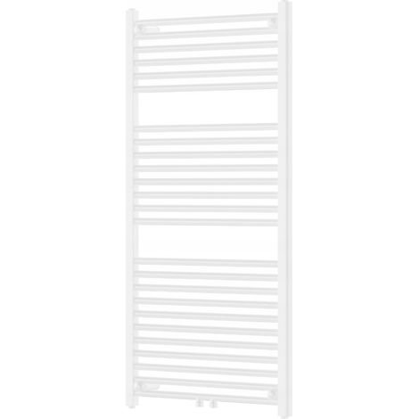 Radiador secatoallas eléctrico 617W 120x60x3cm, Blanco (1/4)