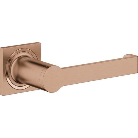 Porta rotolo per WC Allure 402791 senza coperchio, color sunset caldo, spazzolato