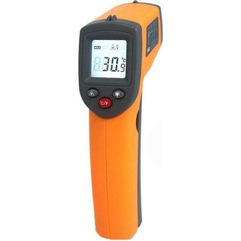 Thermometre Infrarouge -50 A 380 C - Avec Pointeur Laser - Pour Moteur Aquarium Tuyau Alimentaire - 1 Unite (1/2)