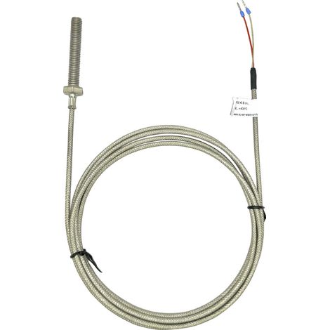 Enda Temperatursensor K4-PT100-M8x50-2M  Fühler-Typ Pt100 Messbereich Temperatur-50 bis 400 °C  Kabe