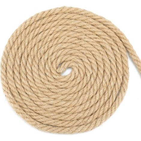 1 Corde Jute 10mm,4 Plis,Naturel,Jardinage,Camping,Décoration (1/5)