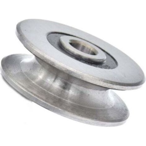 Poulie de roulement à billes avec rainure en U profonde de 8 mm, 250 kg, poulie en métal pour guide de levage, diamètre intérieur (40 x 13 mm)