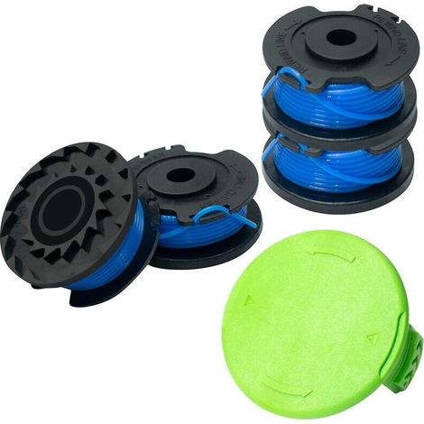 royaluxe -Bobine de débroussailleuse pour Greenworks 20v 24v 40v 80v (4 bobines, 1 capuchon) (1/4)