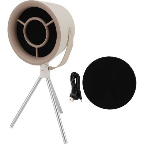 Tragbare, weiße 5V-Dunstabzugshaube mit starker Saugkraft, abnehmbar, 3 Geschwindigkeitsstufen, Tischhaube für Fondue (1/5)