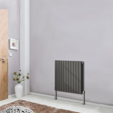 NRG Designer Radiator Flat Panel Central Heating Rads Anthracite Horizontal 600x748mm Double (1/5)