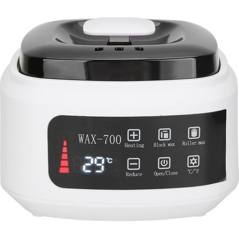 Chauffe-cire 500 ml, contrôle automatique de la température, appareil électrique pour épilation à la cire fondue (1/5)
