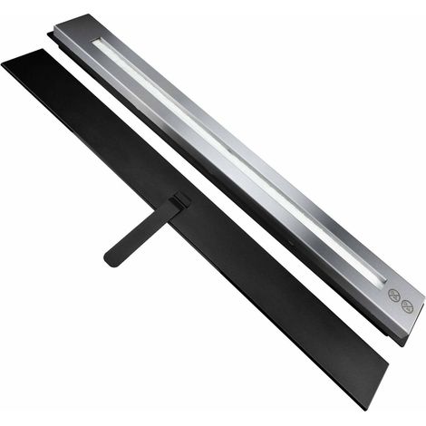 Dmora - Bruciatore Dsantopadr, Fornello, Elemento riscaldante, Inceneritore, Made in Italy, 11x90 h5 cm, Nero e Argento