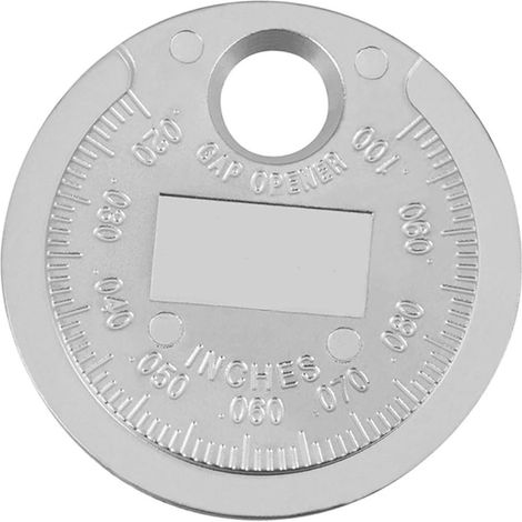 Jauge De Gap De Bougie Allumage Alliage De Zinc Pouce Outil De Mesure De Écartement De Bougie Pour Voiture Type Monnaie