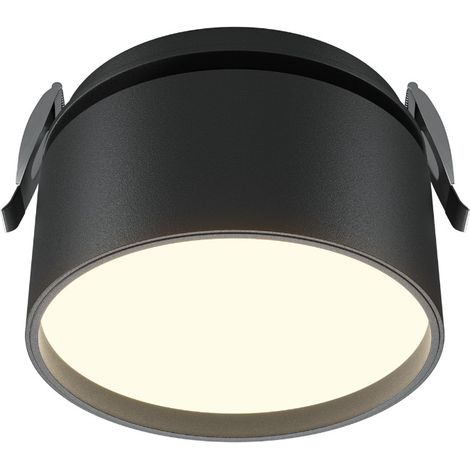 Faretto incasso tondo nero LED 12W dimmerabile ONDA Maytoni (1/5)