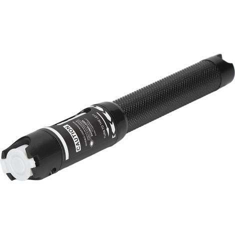 50-mW-Glasfasertester, 50-km-Fehlerortungsgerät, Stift aus Aluminiumlegierung, Lichtquelle mit LC-Reiniger, Netzwerkdiagnosegerät. (1/5)