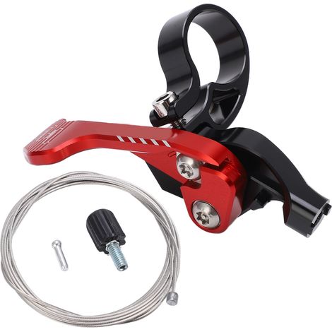 MEROCA Tige de Selle Télescopique pour Vélo, Commutateur de Poste de Selle avec Contrôleur de Pipeline, Noir Rouge (1/5)