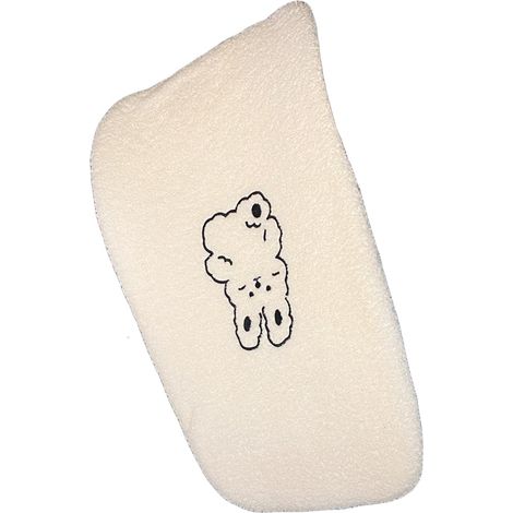Coussin lombaire universel en polaire berbère douce et mignonne, style dessin animé, pour l'intérieur de votre véhicule. Motif lapin. (1/5)