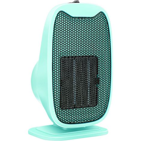Mini chauffe-air portatif ventilateur bureau chauffage four radiateur chauffage hiver chambre chauffage PTC fil chauffant chauffage (1/5)