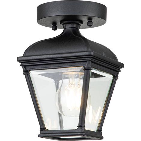 Elstead Bayview Downlight extérieur monté en surface noir, IP44 (1/5)
