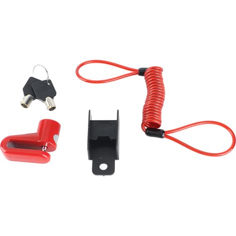 Fil de frein à disque, fil de roue, accessoires complets en métal antivol robuste pour scooter électrique (1/5)
