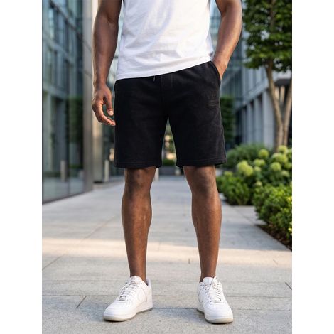 Pantalones deportivos negros para hombre Jigga Wear con gorra y capucha, talla XXL. (1/5)