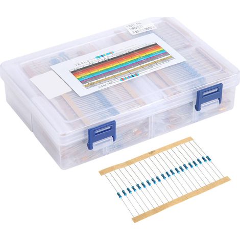 2600 Pcs Résistances Assorties Haute Précision pour Projets DIY - Résistance à la Chaleur et Anticorrosion (1/5)