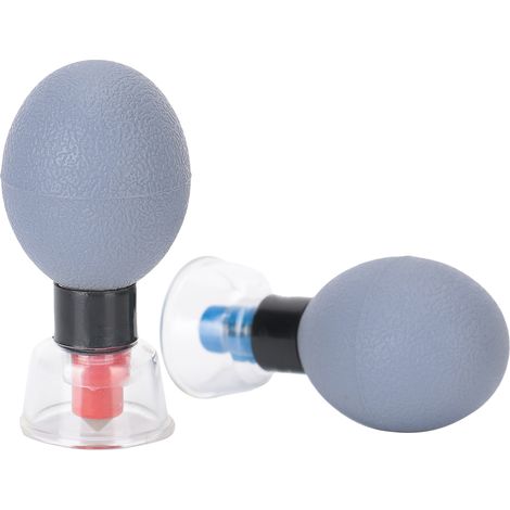 Deux kits de ventouses magnétiques portables pour une utilisation à domicile, incluant la thérapie par ventouses sous vide. Taille L (convient aux ventouses de 3 cm). (1/5)