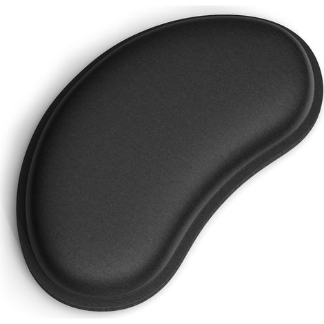 Poggiapolsi ergonomico per mouse, poggiapolsi per PC/computer, cuscino in gel per alleviare la tensione al polso, in memory foam, per prevenire la tendinite, nero. (1/4)