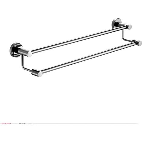 serviettes mural double barre porte serviettes 40 80 cm