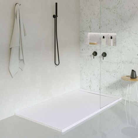KOES - Receveur de douche en résine modèle LIENA – 90x170 – Blanc RAL 9003 (1/5)