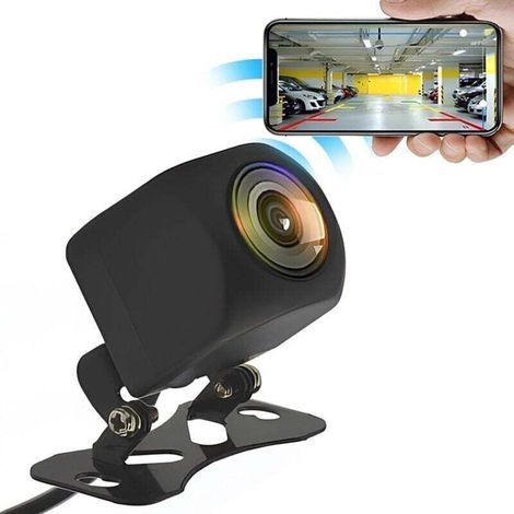 Caméra de recul sans Fil pour Voiture 1080P HD Vision de Nuit Caméra de recul IP68 Waterproof 170 Degree Wide Viewing Angle with App for Car Van SUV Pickup Trailer RV