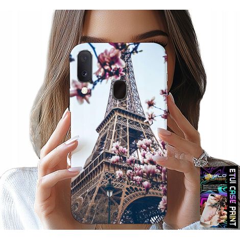Custodia per Samsung Galaxy A20E - Parigi Torre Eiffel bellissimi posti indietro (1/5)