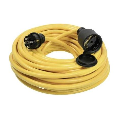 as-schwabe Cavo di prolunga elettrico 20m giallo 16 A