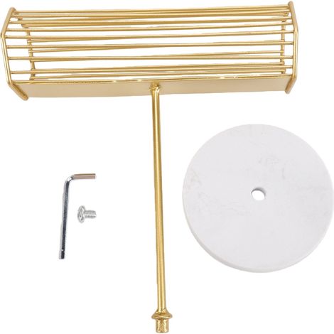 Support à bijoux de table, finition dorée, ne se décolore pas, support pour boucles d'oreilles, montres, attaches pour cheveux (1/5)