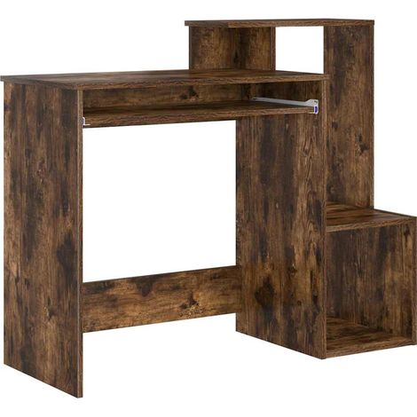 Maison Exclusive - Schreibtisch Geräucherte Eiche 106 x 41 x 88.5