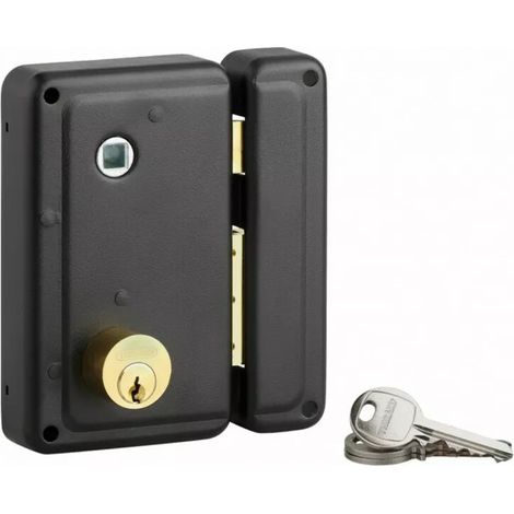 Fermeture anti-panique : Idea Push NF EN 1125 - ISEO - 2 ou 3 points modulables barre 840mm - Noir
