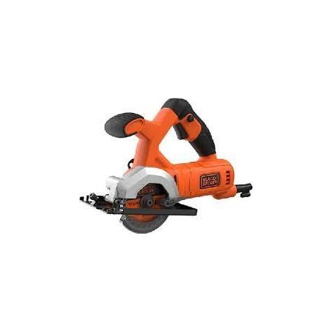 Black & Decker – Scie circulaire sans fil 18V – BES510KQS – 400W pour bois, métal et plastique – 2 lames HSS/TCT – Guide de profondeur réglable (1/8)