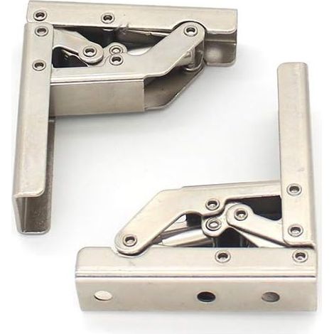 pieces of thickened 90-degree folding hinge support connecting the cabinet hinge, hidden support, table frame, furniture accessories (1/5)