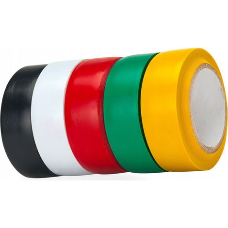 Nastro isolante 15/10 colore. Confezione da 100 pezzi.