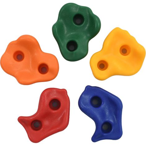 20 pcs Pierres d'escalade Multicolore PE