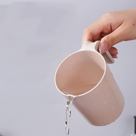 Mug de bain de bouche portable et léger pour brosse à dents, idéal pour la maison et les voyages. (1/5)
