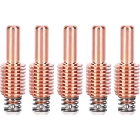 Lot de 5 Électrode, Alliage de cuivre, Compatible MAX85, Pour machine de découpe et de soudage, Consommable industriel (1/5)