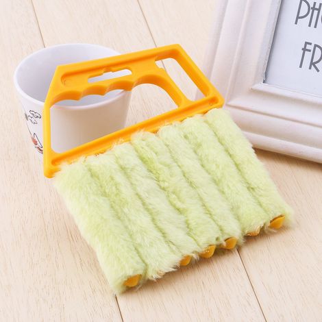Brosse de nettoyage de fenêtres et stores mini durable et lavable, outil de nettoyage de la maison (1/5)