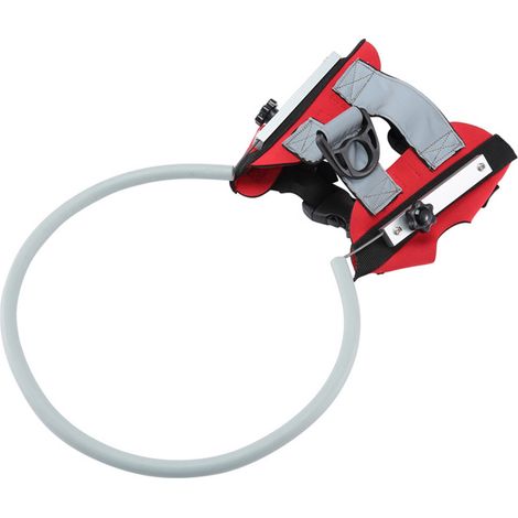 Reflektierendes und atmungsaktives Sicherheitsgeschirr für blinde Hunde und Katzen, mit Halo, verstellbar und kollisionssicher, rot, Größe M, Durchmesser 33 cm (für Tiere von 11 bis 18 kg / 24,2 bis 3 (1/5)