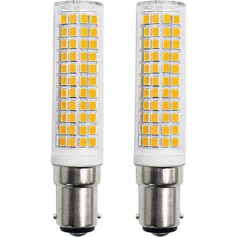 Ampoules LED Ahlsen B15d 8W (Équivalent 75-90W) - Lumière Blanche Chaude 3000K, 910lm, 220-230V - Lot de 2 pour Éclairage Intérieur et Luminaires Décoratifs (1/4)