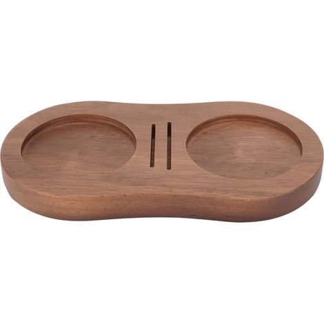 Soporte de madera para tazas de café - Bandeja de estampado universal de 51, 53 y 58 mm (1/5)