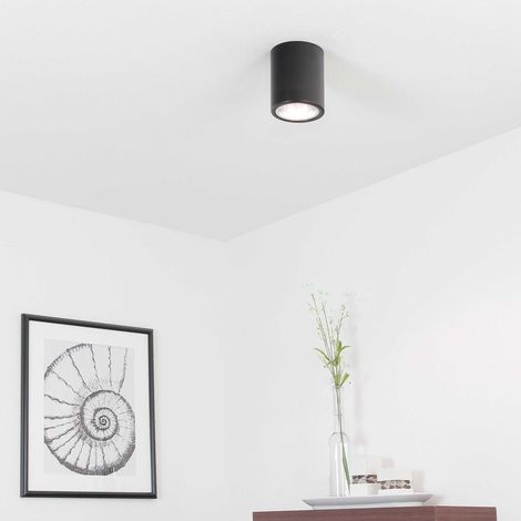 Runde Deckenleuchte DOWNLIGHT ROUND in Schwarz Flur (1/5)