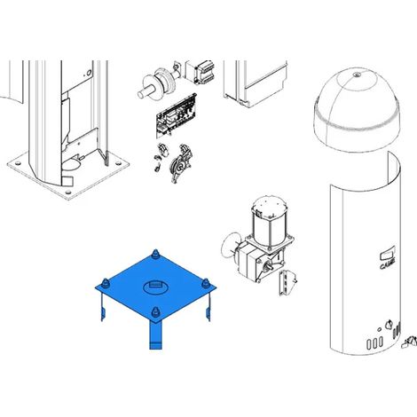 came pièce détachée base d'ancrage cat 119rix005 (1/3)